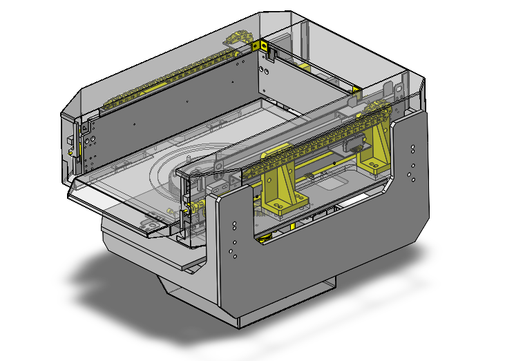 立体仓库式AGV小车旋转移载单元结构设计