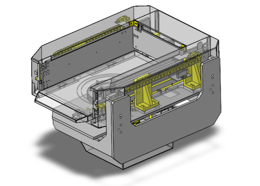 立体仓库式AGV小车旋转移载单元结构设计缩略图