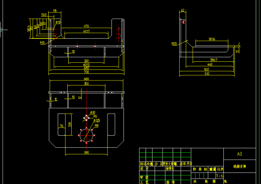 立体仓库式AGV小车旋转移载单元结构设计缩略图