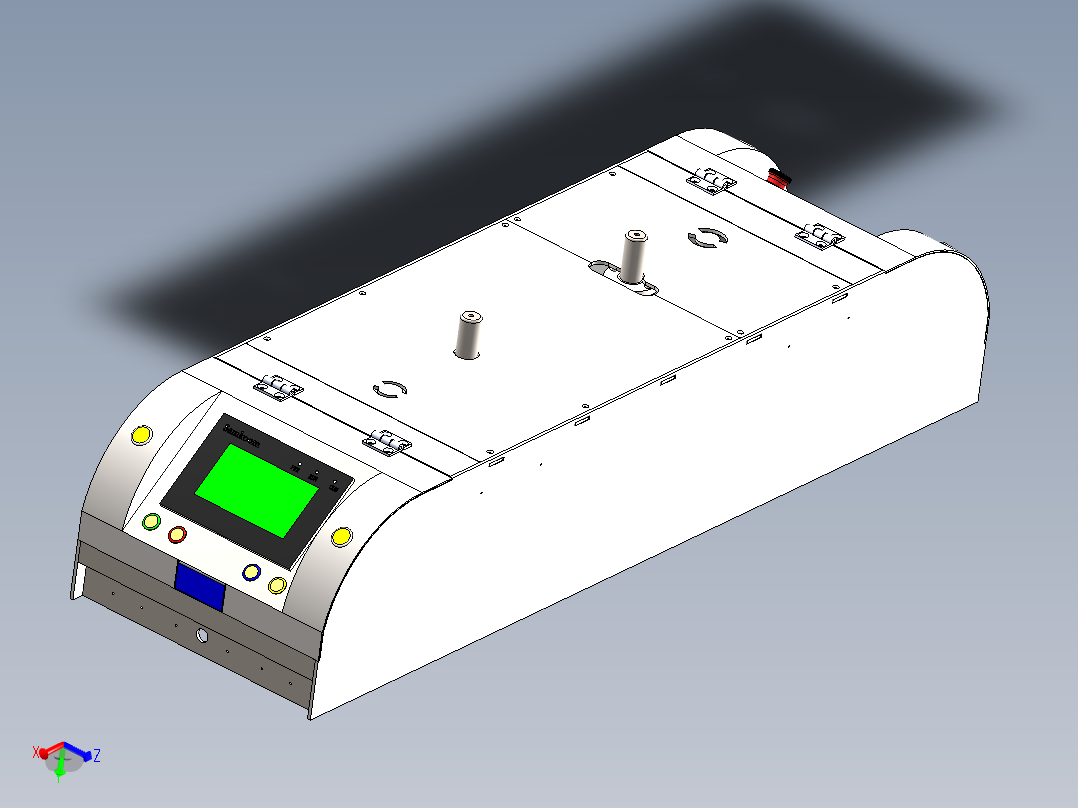 双驱双向潜伏式AGV小车