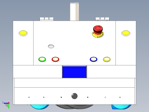 双驱双向潜伏式AGV小车左视缩略图