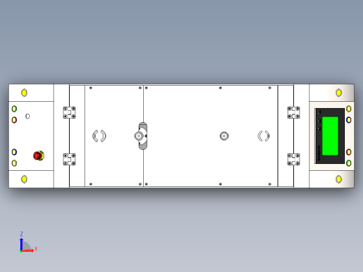 双驱双向潜伏式AGV小车俯视缩略图