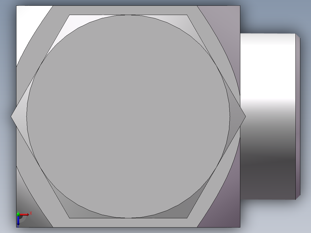 高压铰接式90度接头、1CI-45-B20俯视图