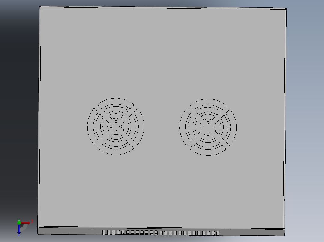 服务器(14)俯视图