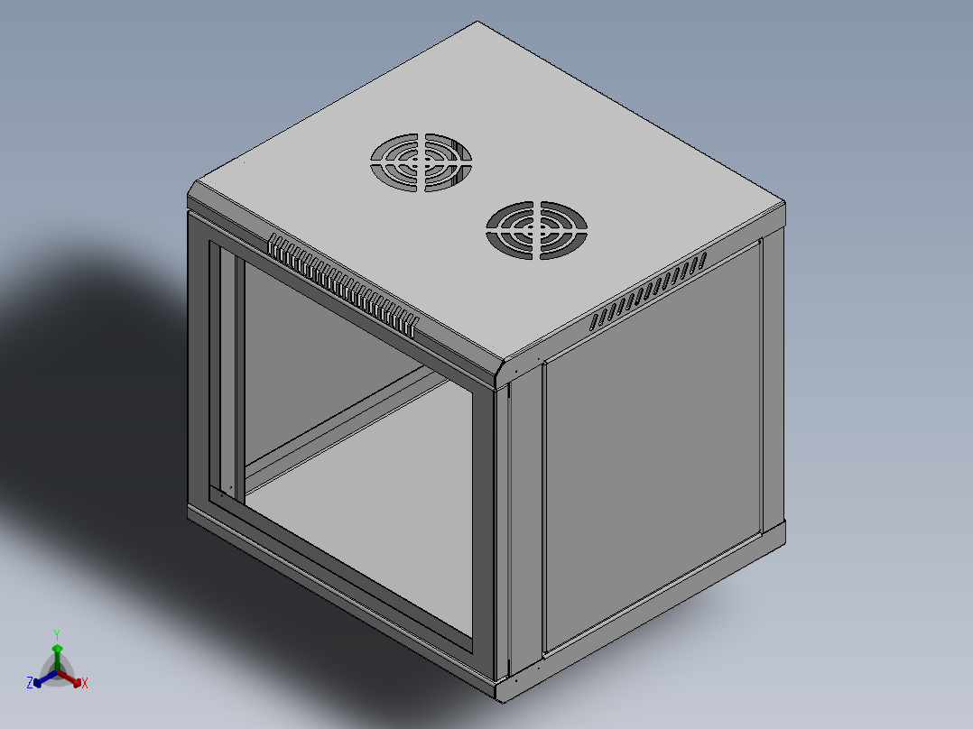 服务器(14)正等轴测图
