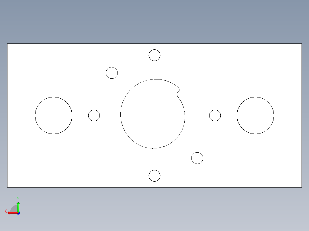 负间隙整修模风扇配件后视图