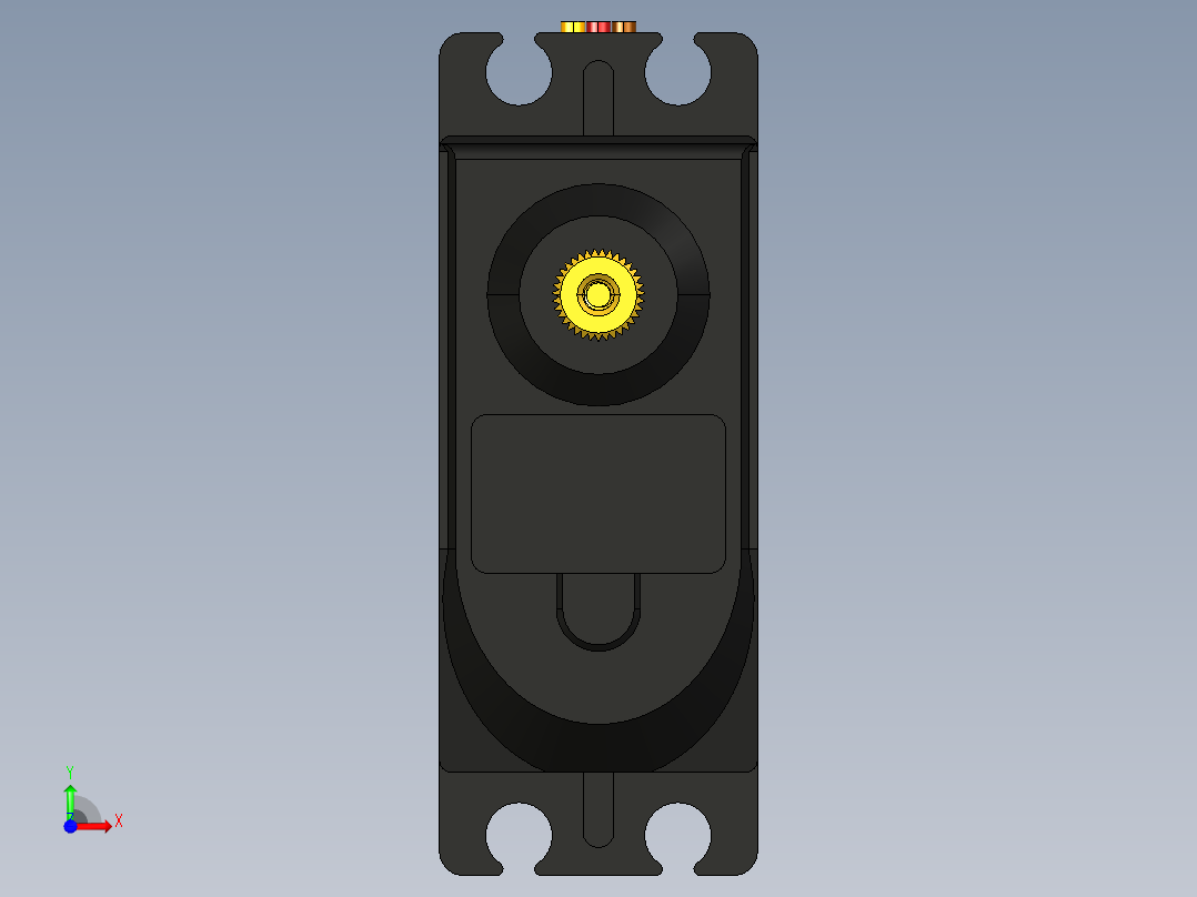 DS-538MG伺服电机前视图