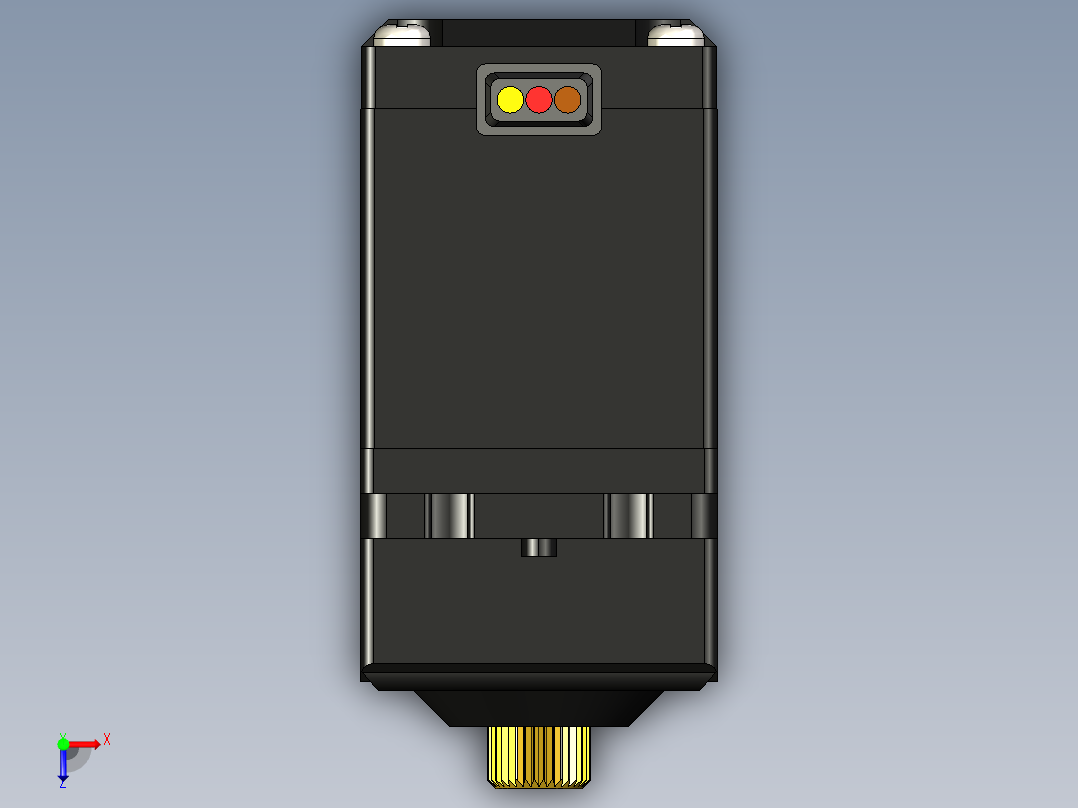 DS-538MG伺服电机俯视图