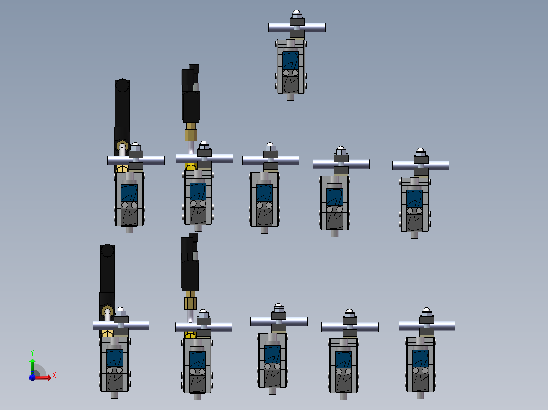 11款最新Nordson模块点胶阀前视图