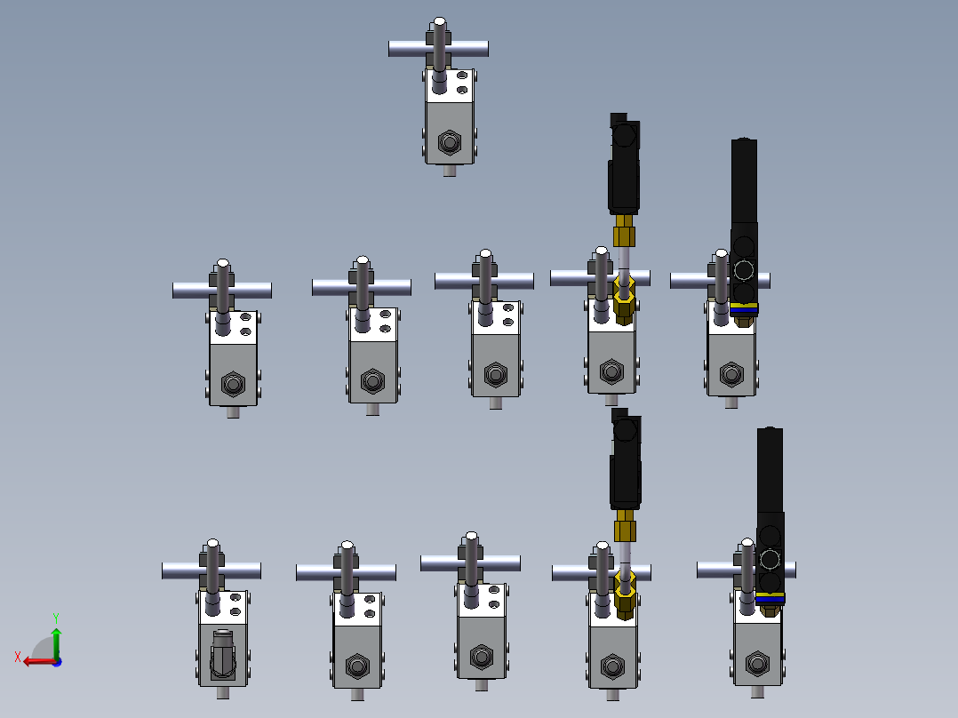 11款最新Nordson模块点胶阀后视图