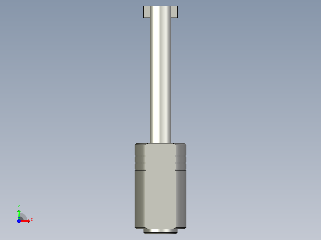 000双磁芯标准90度探头V901前视图