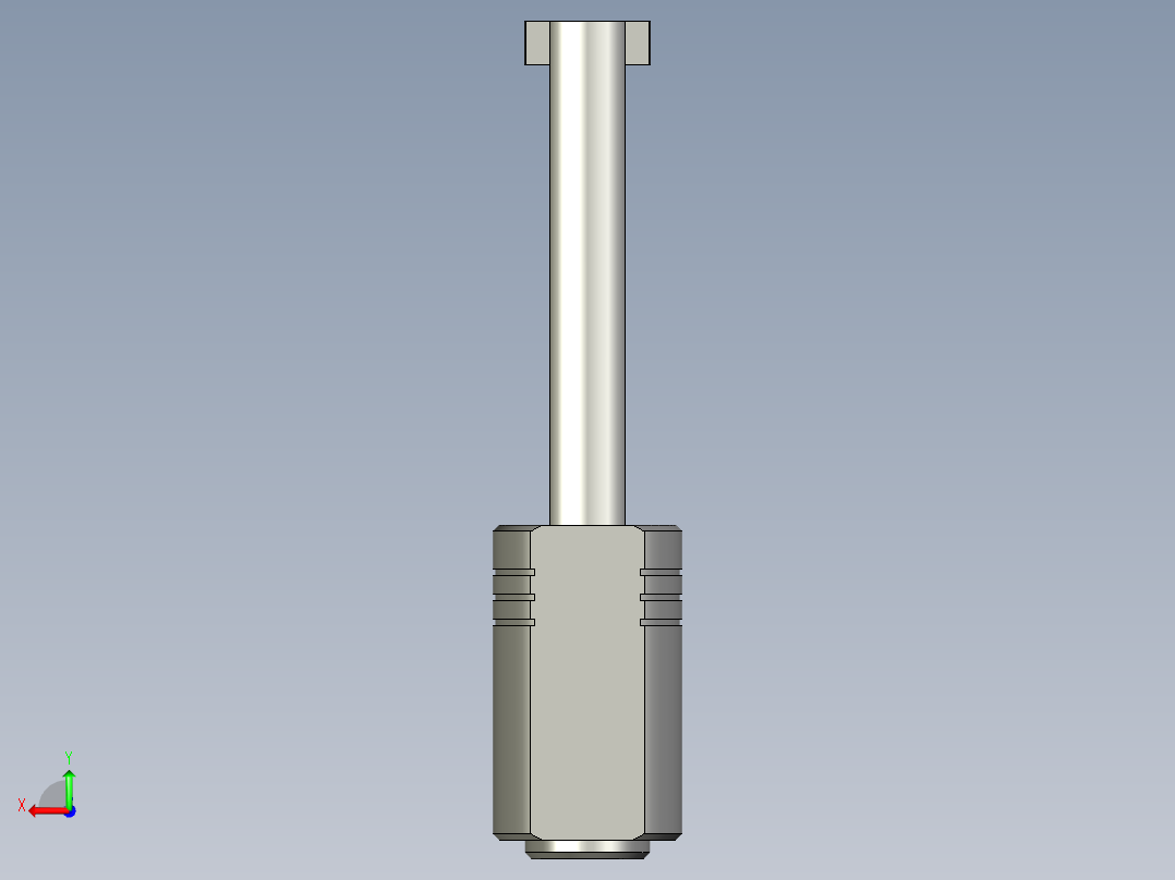 000双磁芯标准90度探头V901后视图