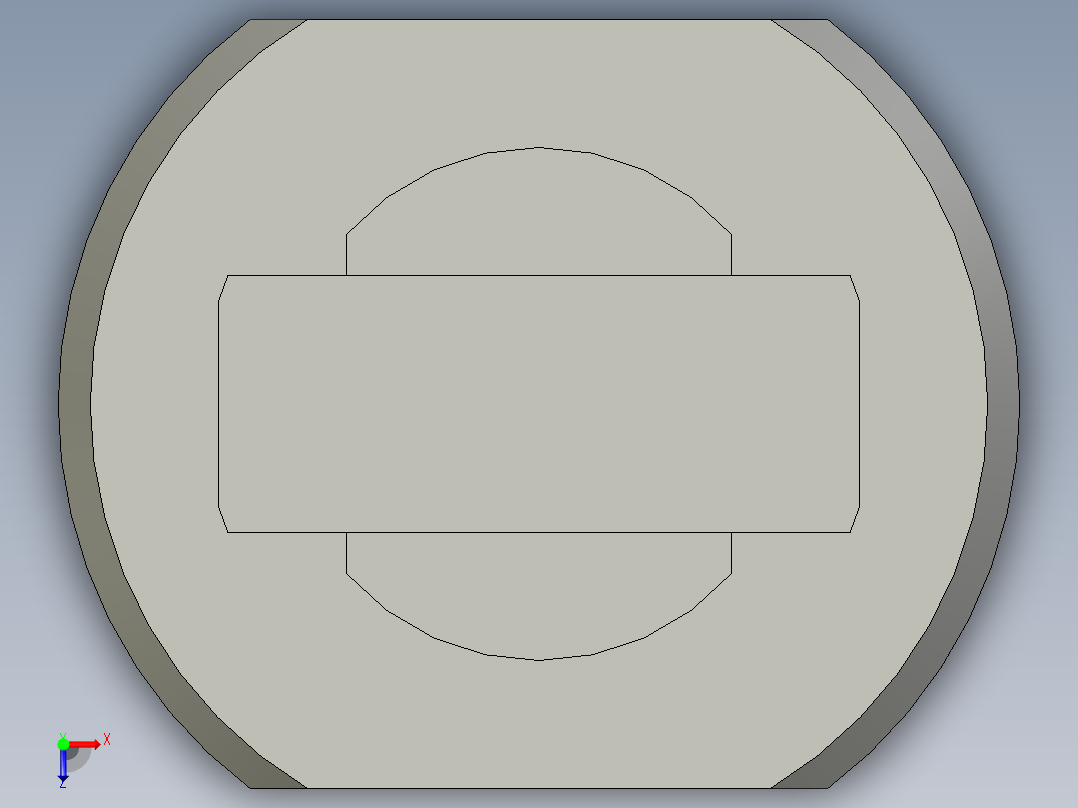 000双磁芯标准90度探头V901俯视图