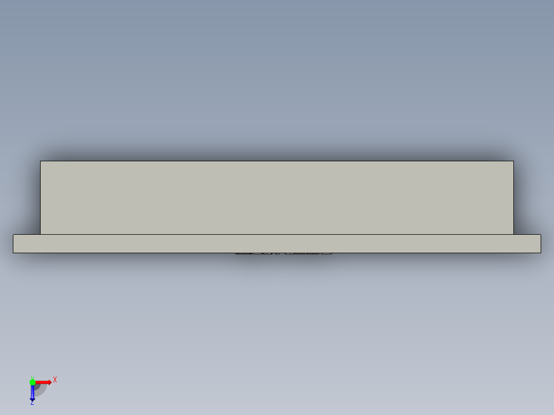 624觸摸屏-MT8104XH俯视图