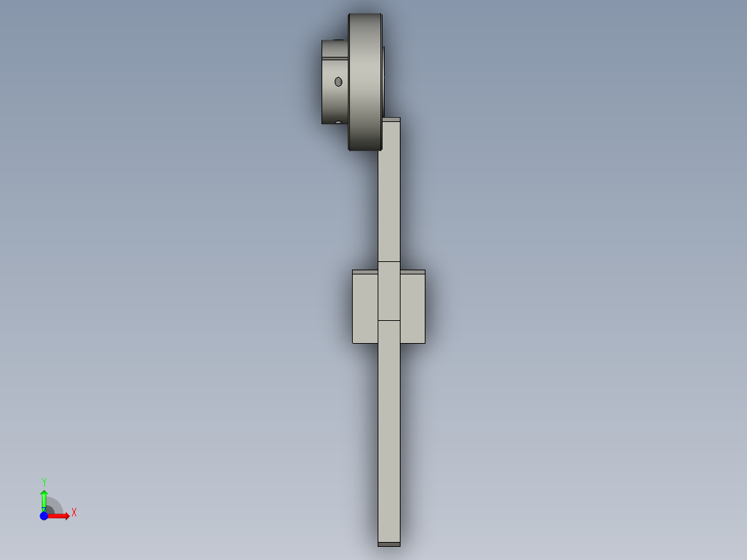 P127-SHY-插片推料下摇臂前视图