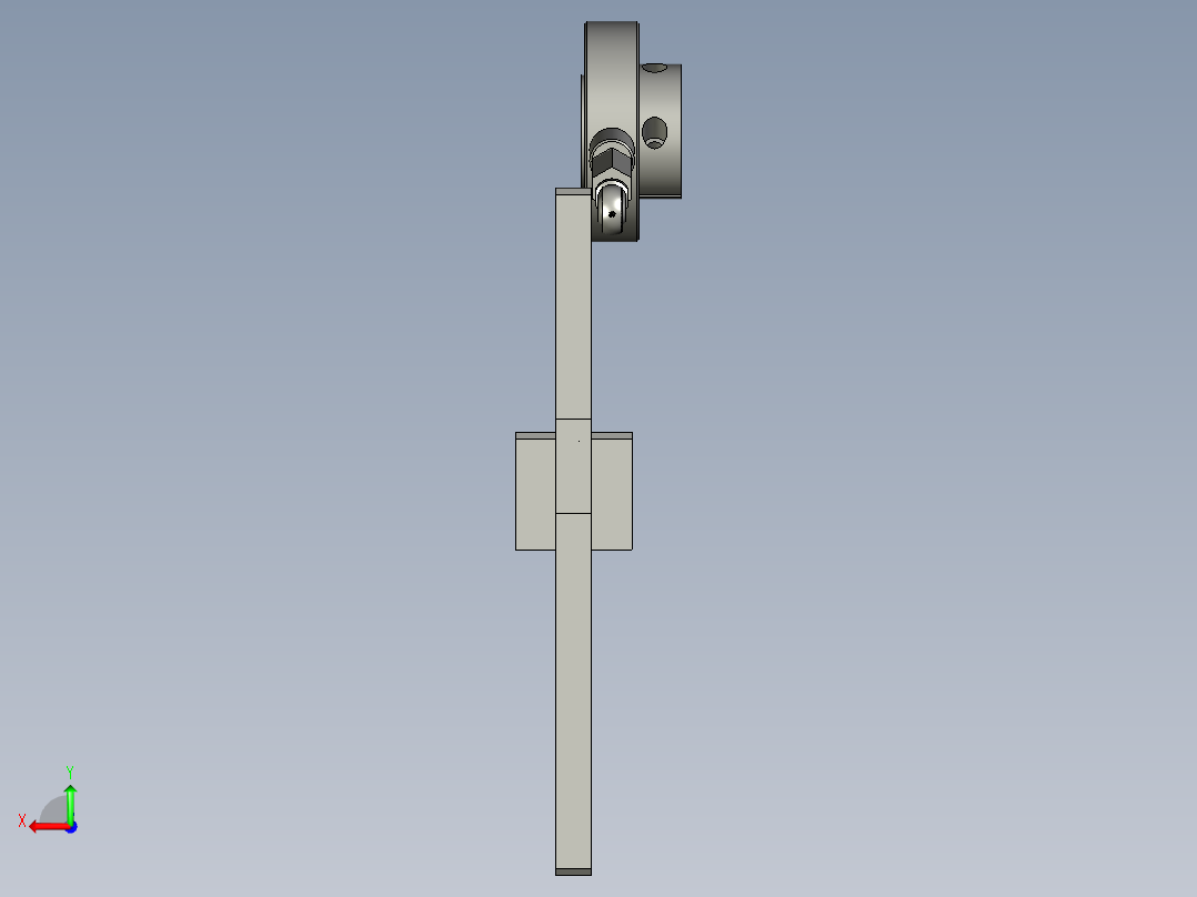 P127-SHY-插片推料下摇臂后视图