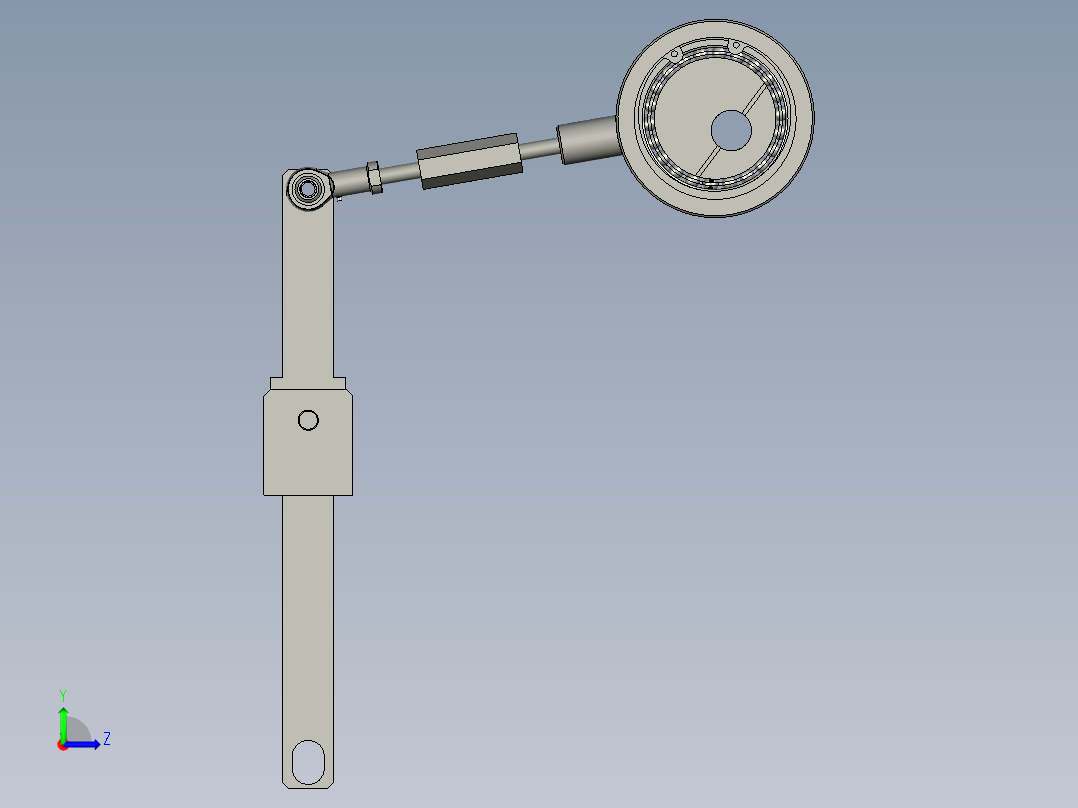 P127-SHY-插片推料下摇臂左视图