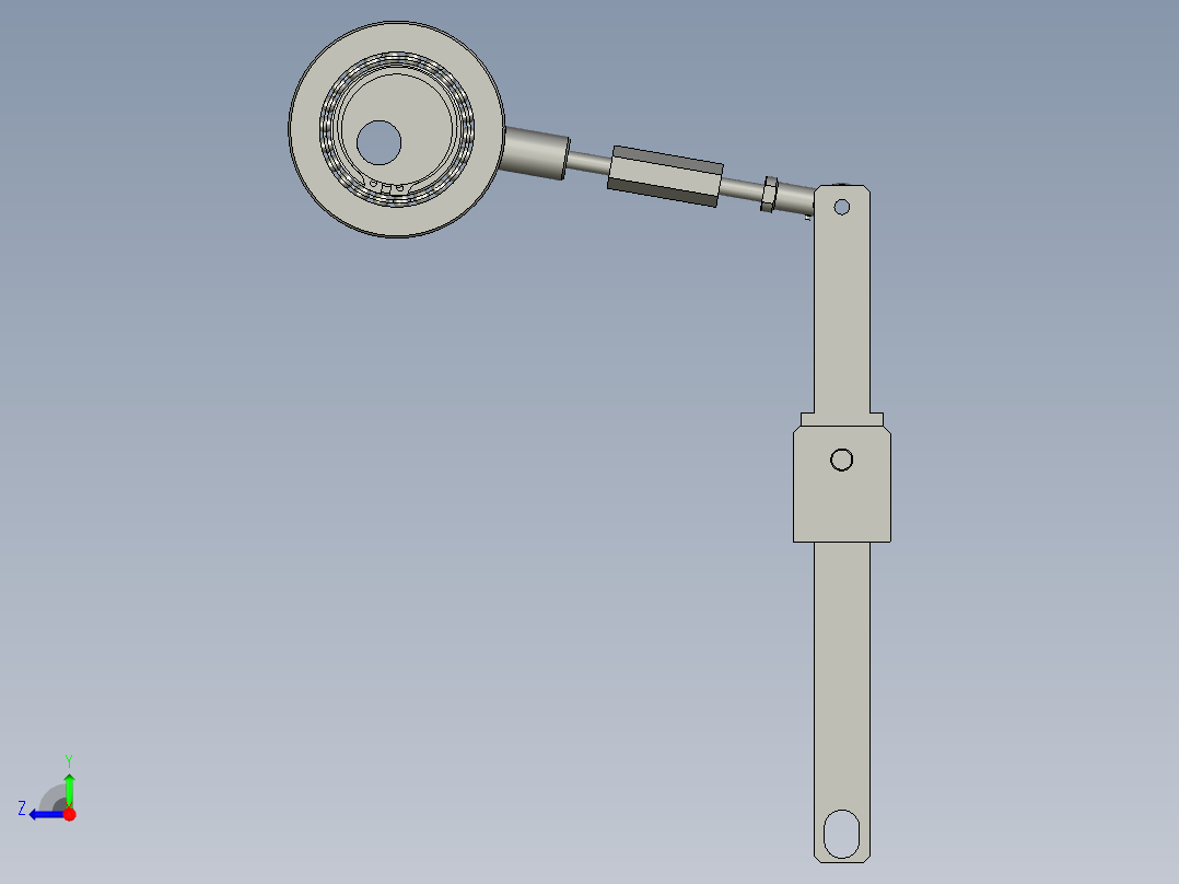 P127-SHY-插片推料下摇臂右视图