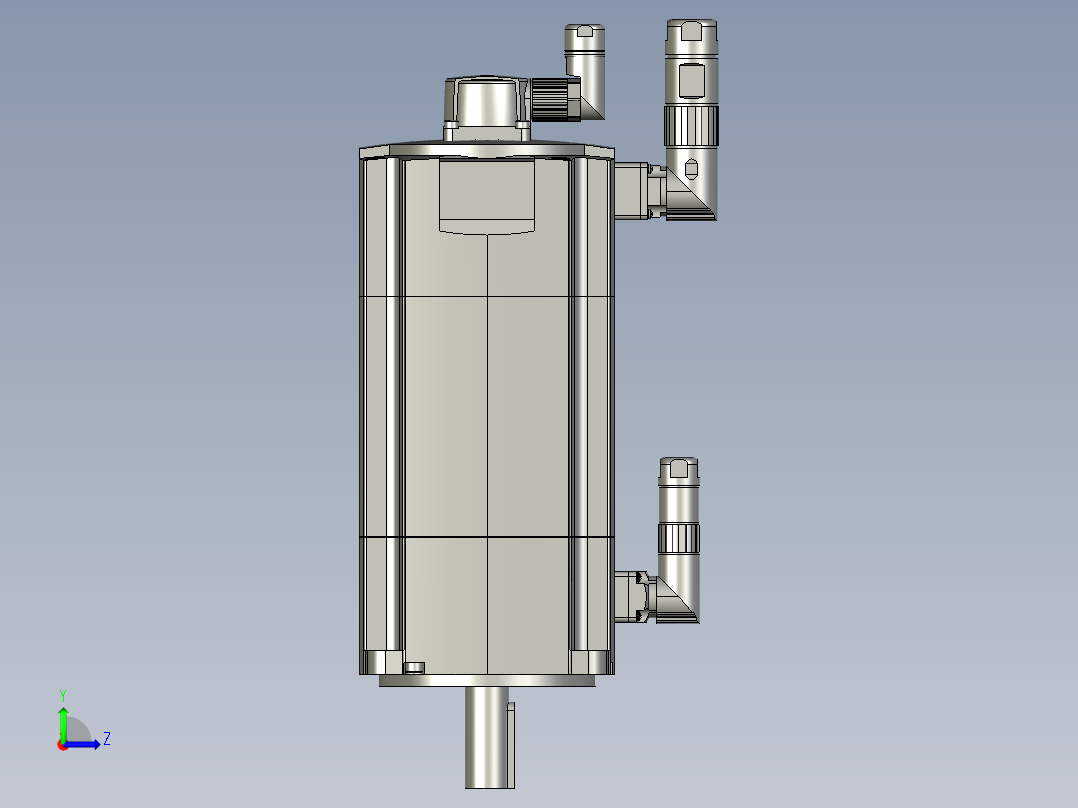 西门子1FL6067-1AC61-2LB1左视图