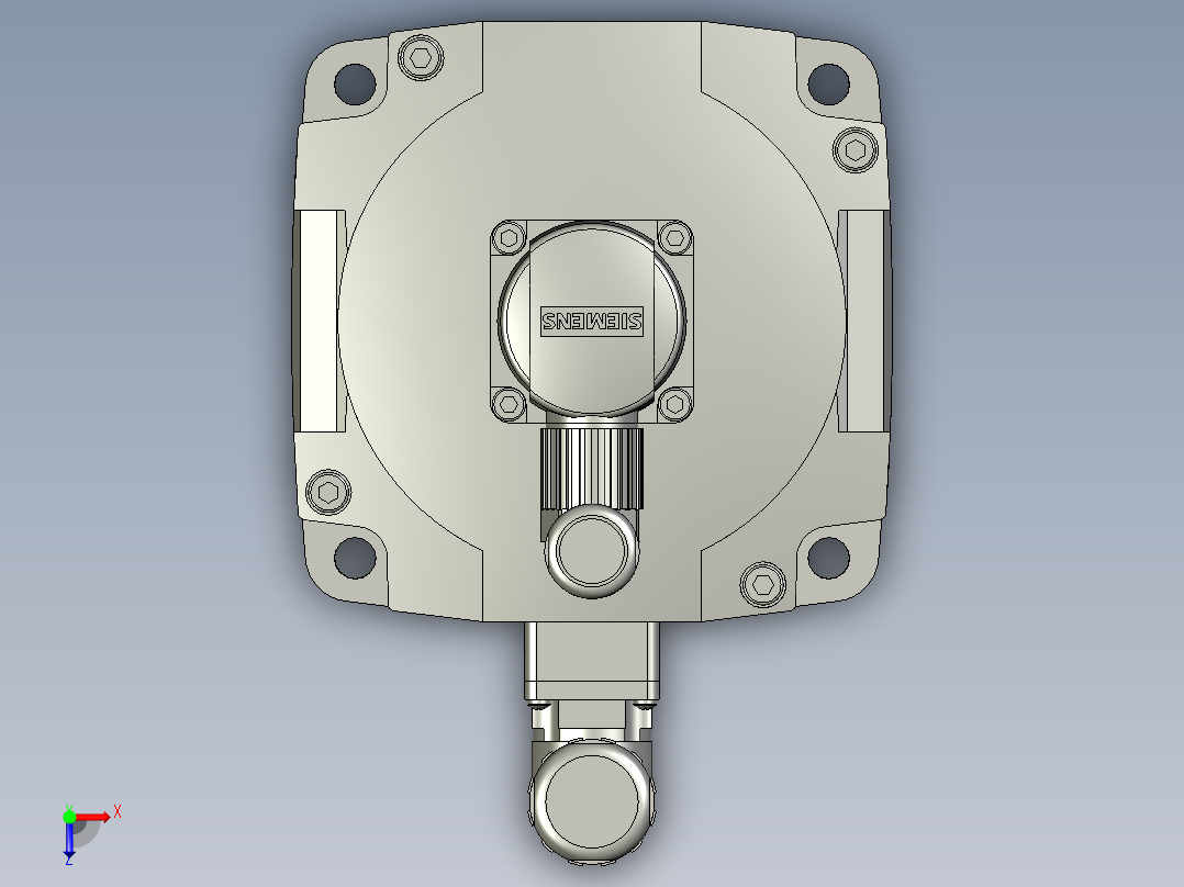 西门子1FL6067-1AC61-2LB1俯视图