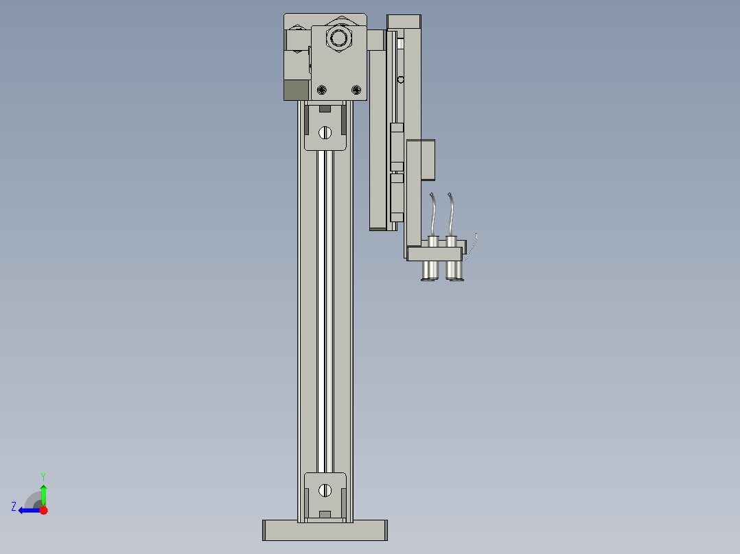 P000平垫入料机构右视图