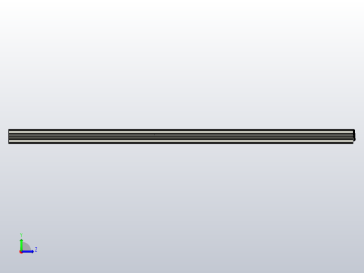 橱柜抽屉导轨左视缩略图