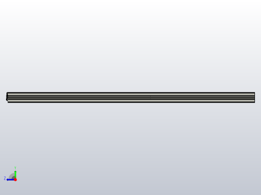 橱柜抽屉导轨右视缩略图