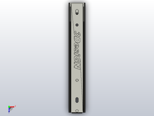 橱柜抽屉导轨俯视缩略图