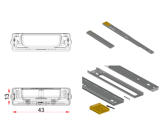橱柜抽屉导轨缩略图