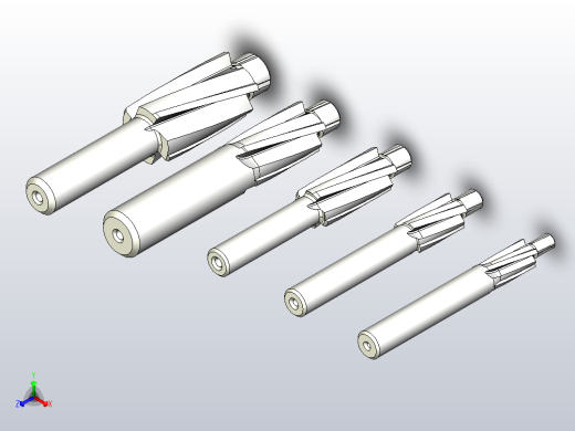 沉孔钻头套件- M3，M4，M5，M6，M8