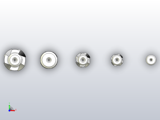 沉孔钻头套件- M3，M4，M5，M6，M8前视缩略图