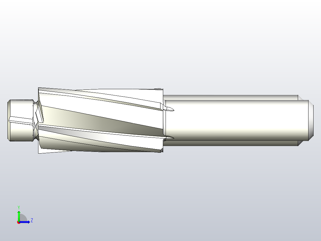 沉孔钻头套件- M3，M4，M5，M6，M8左视图