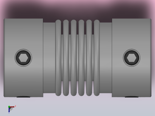 JB-1波纹管联轴器_JB1-16-6-6俯视缩略图