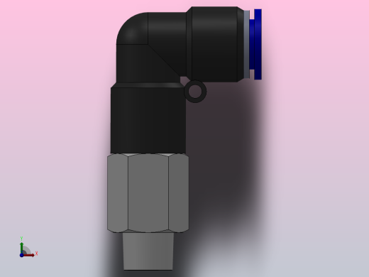 IPLL 加长L型螺纹弯头_IPLL08-01俯视缩略图
