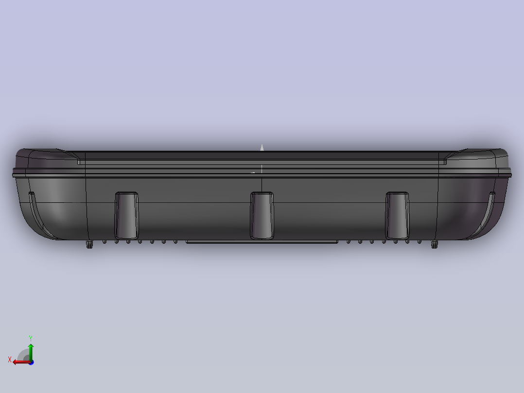 显示屏数模后视图