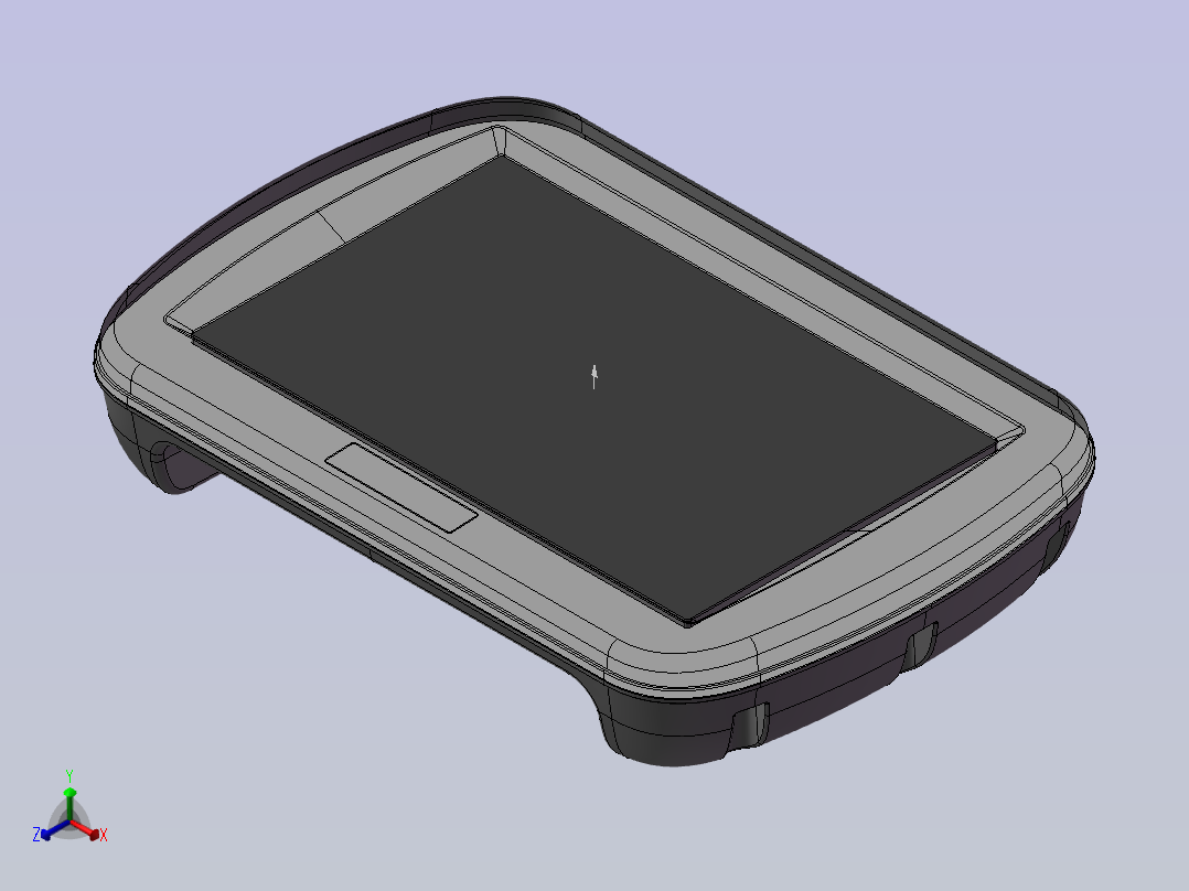 显示屏数模正等轴测图