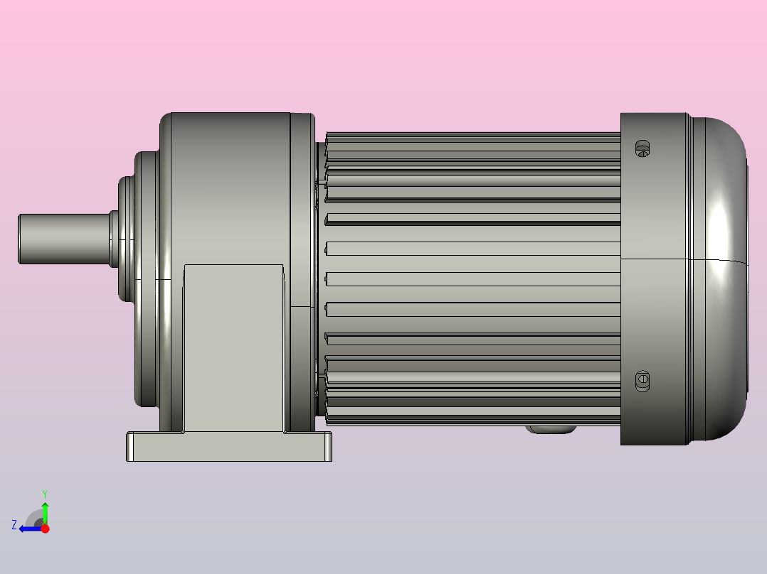 交流减速机ZHN400-S(Z)-3K-12.5K(15K-90K)(22轴）右视图