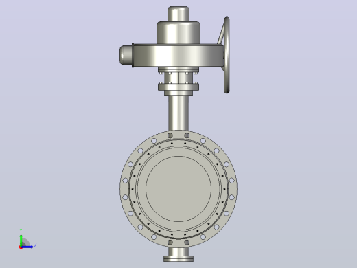 Dt943H(F)-10C.P.R.V-B[DN450]阀，截止阀，风阀，蝶阀左视缩略图
