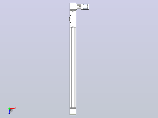 带式直线轴半闭式TPA-ONB-100-232-L1250-DL-J90-N3俯视缩略图
