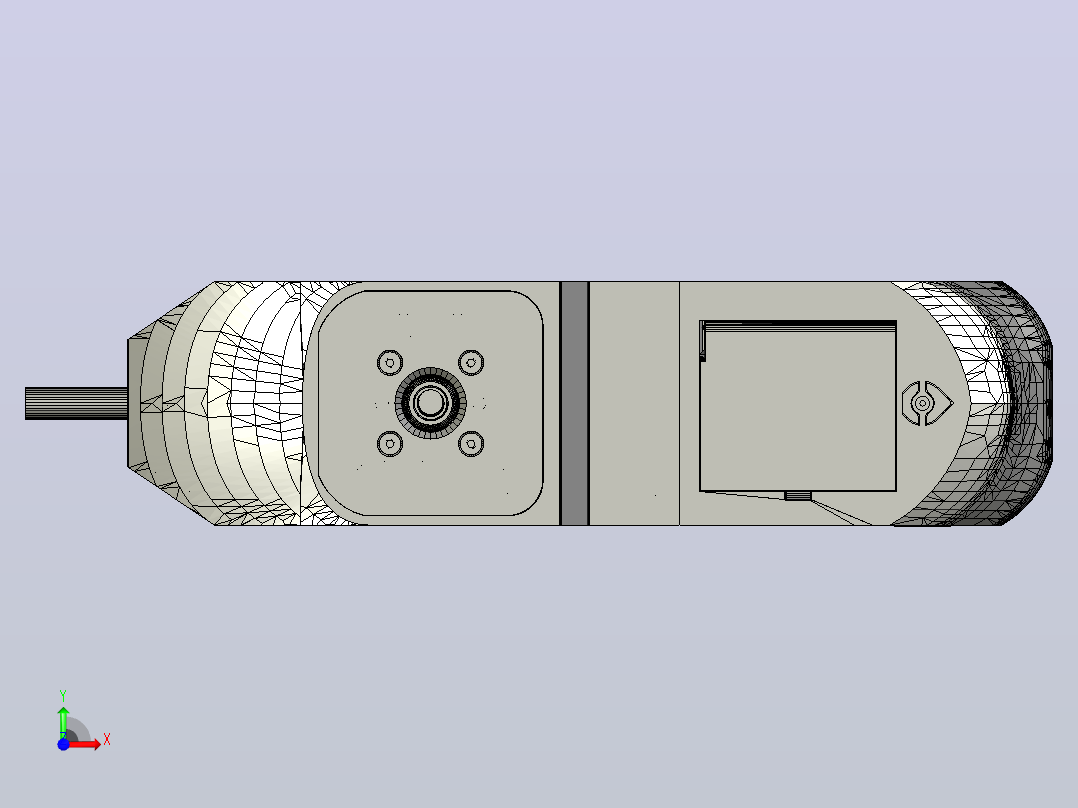 srt h型顺序变速箱v，带离合器控制锁定系统前视图