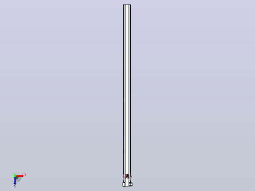 皮带直线轴半封闭可选导轨TPA-HNB-120D-110-L2700-LP-Y-P40-N3俯视缩略图