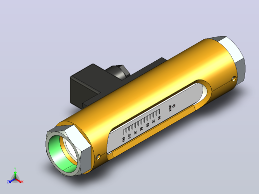 流量计DN32正等轴测缩略图