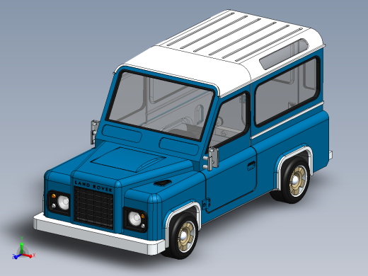 路虎玩具车模型