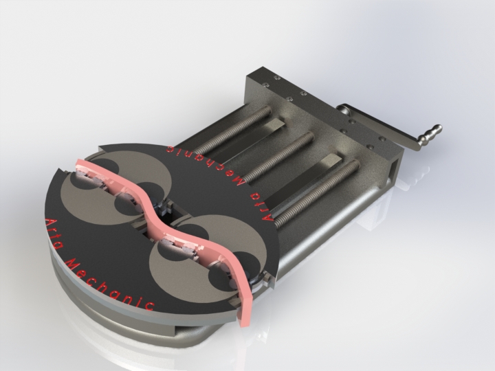 分形虎钳分形夹具sw20可编辑