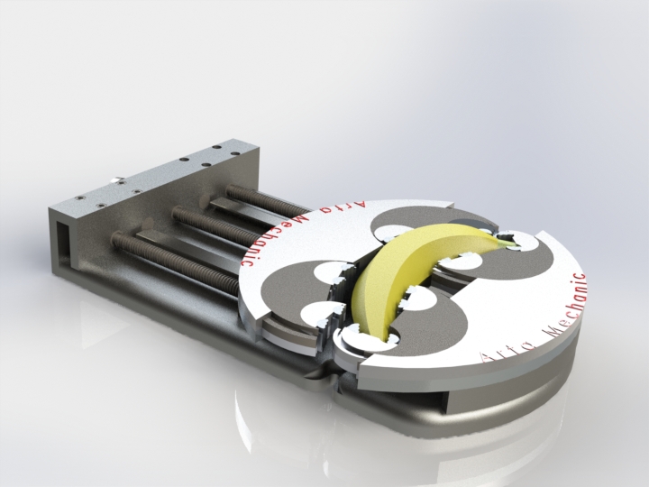 分形虎钳分形夹具sw20可编辑