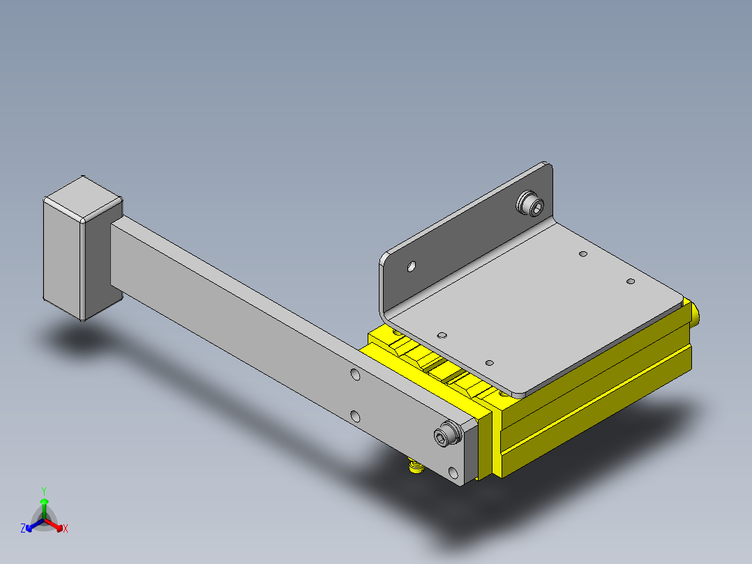 多重联动冲压机构主视图
