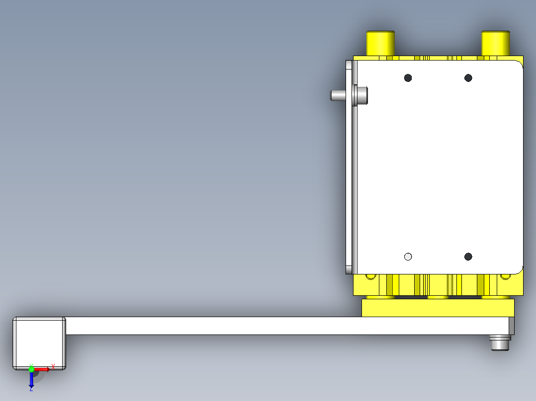 多重联动冲压机构俯视图
