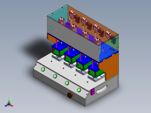 PCB功能测试治具正等轴测缩略图