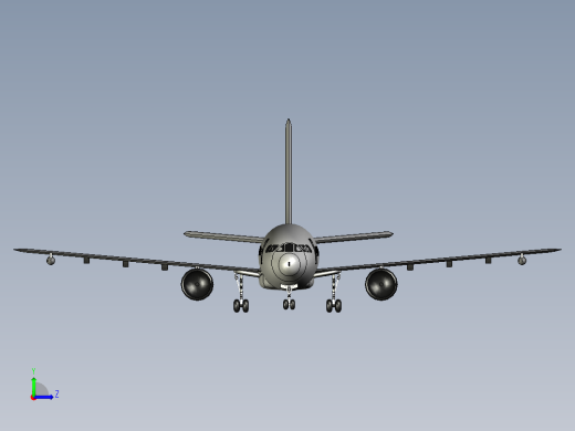 68-波音 KC46 pegasus STP STL左视缩略图