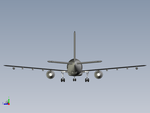 68-波音 KC46 pegasus STP STL右视缩略图